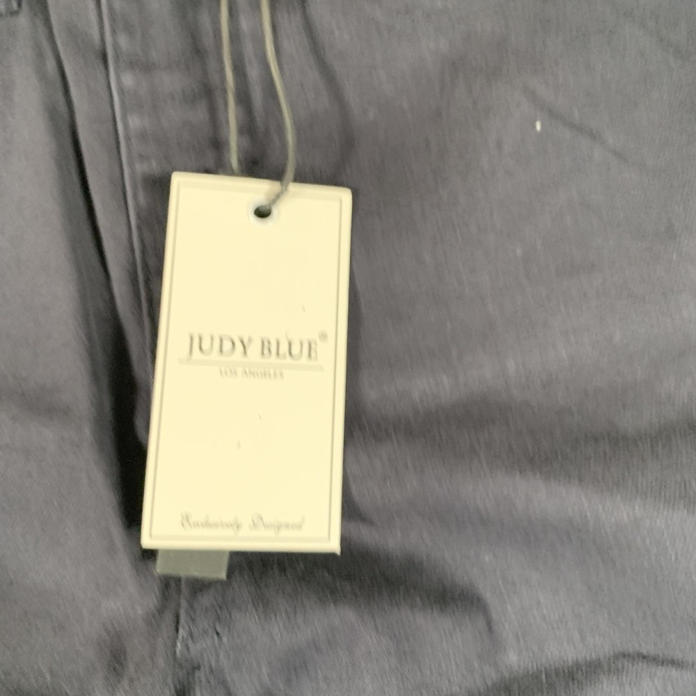 Judy Blue Vineyard Date Jeans Womens 1/25 Navy High Waist Wide Leg Crop Stretch - Picture 7 of 16